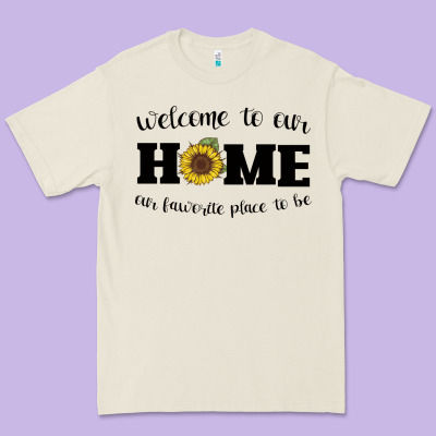 Welcome To Our Home Sunflower Premium Tee Designed By Bettercallsaul