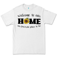 White welcome to our Home Sunflower Premium Tee - Bettercallsaul