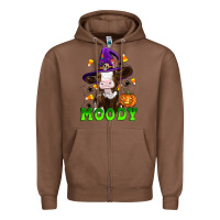 Chestnut moody cow Zipper Hoodie - Artiststas