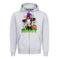 Heather Grey moody cow Zipper Hoodie - Artiststas
