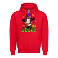 Red moody cow Zipper Hoodie - Artiststas