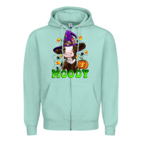 Seafoam moody cow Zipper Hoodie - Artiststas