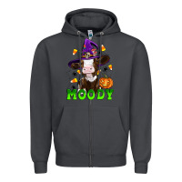 Smoke moody cow Zipper Hoodie - Artiststas