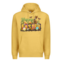 Antique Gold Happy Easter Premium Hoodie - LillyAllenDesigns