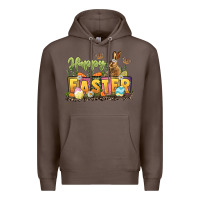 Coffee Happy Easter Premium Hoodie - LillyAllenDesigns