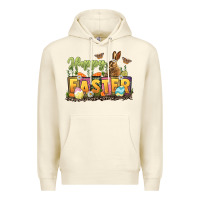 Sandshell Happy Easter Premium Hoodie - LillyAllenDesigns