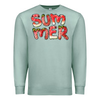 Seafoam summer watermelon and strawberry Premium Sweatshirt - BarkalooDesign