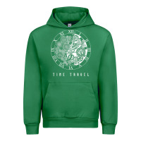 Emerald Time Travel Traveler Watch Vintage Clock Steampunk Gift Urban Hoodie - longCreatives