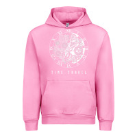 Fuchsia Pink Time Travel Traveler Watch Vintage Clock Steampunk Gift Urban Hoodie - longCreatives