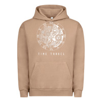 Pigment Burro Time Travel Traveler Watch Vintage Clock Steampunk Gift Urban Hoodie - longCreatives