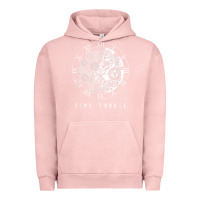 Pigment Salmon Time Travel Traveler Watch Vintage Clock Steampunk Gift Urban Hoodie - longCreatives