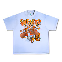 Grape Ice orange galaxy sneaker girl afro woman Urban Heavy Tee - RanaPortraitStore