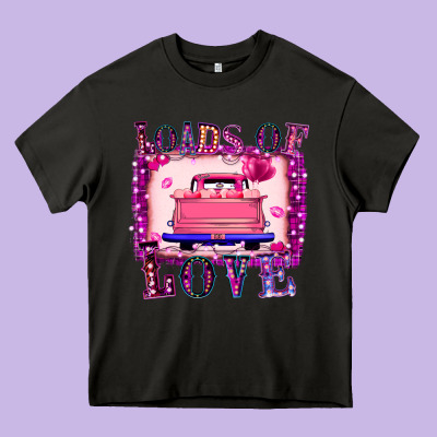 Loads Of Love Heavy Core Tee Designed By Bettercallsaul