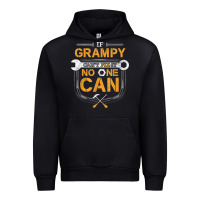 Black Mens Grampy Funny Handyman Fix It Fathers Day Gift Urban Hoodie - longCreatives
