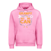 Fuchsia Pink Mens Grampy Funny Handyman Fix It Fathers Day Gift Urban Hoodie - longCreatives