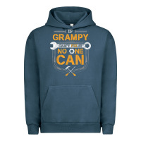 Pigment Midnight Navy Mens Grampy Funny Handyman Fix It Fathers Day Gift Urban Hoodie - longCreatives