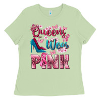 Matcha Queens wear pink Breast Cancer Ladies Tee - NancyCooperArtShop