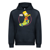 Navy The Simpsons Bart Simpson Eat My Shorts Urban Hoodie - longCreatives
