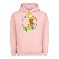 Pigment Salmon The Simpsons Bart Simpson Eat My Shorts Urban Hoodie - longCreatives