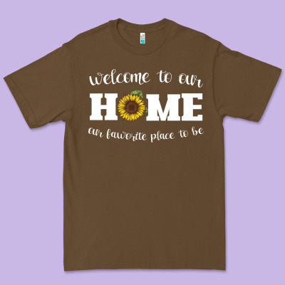 Welcome To Our Home Sunflower Premium Tee Designed By Bettercallsaul