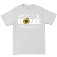 Dove Grey welcome to our Home Sunflower Premium Tee - Bettercallsaul
