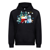 Black dental christmas teeth and winter with snowman Urban Hoodie - AdoDesignShop