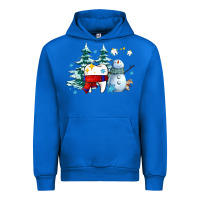 Cobalt dental christmas teeth and winter with snowman Urban Hoodie - AdoDesignShop