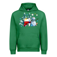 Emerald dental christmas teeth and winter with snowman Urban Hoodie - AdoDesignShop