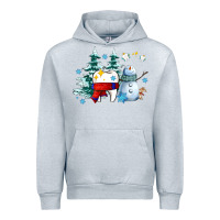 Heather Grey dental christmas teeth and winter with snowman Urban Hoodie - AdoDesignShop