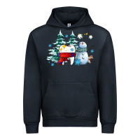 Navy dental christmas teeth and winter with snowman Urban Hoodie - AdoDesignShop