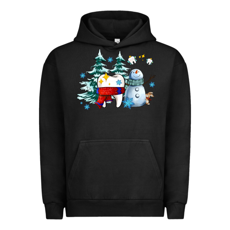 Dental Christmas Teeth And Winter With Snowman Urban Hoodie by AdoDesignShop | Teevron