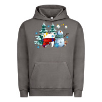 Pigment Tornado dental christmas teeth and winter with snowman Urban Hoodie - AdoDesignShop