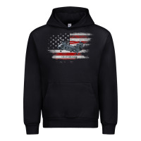Black CH-47 Chinook Helicopter USA Flag Helicopter Pilot Gifts Urban Hoodie - longCreatives