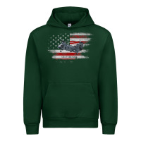 Forest Green CH-47 Chinook Helicopter USA Flag Helicopter Pilot Gifts Urban Hoodie - longCreatives