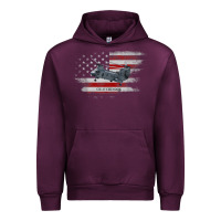 Mauve Wine CH-47 Chinook Helicopter USA Flag Helicopter Pilot Gifts Urban Hoodie - longCreatives