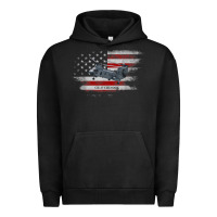 Ch-47 Chinook Helicopter Usa Flag Helicopter Pilot Gifts Urban Hoodie | Teevron