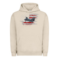 Pigment French Oak CH-47 Chinook Helicopter USA Flag Helicopter Pilot Gifts Urban Hoodie - longCreatives