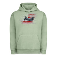 Pigment Oil Green CH-47 Chinook Helicopter USA Flag Helicopter Pilot Gifts Urban Hoodie - longCreatives