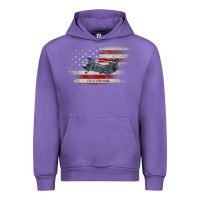 Tulip CH-47 Chinook Helicopter USA Flag Helicopter Pilot Gifts Urban Hoodie - longCreatives