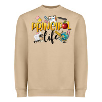 Mushroom Principal Life Heavyweight Sweatshirt - LillyAllenDesigns