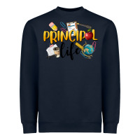 Navy Principal Life Heavyweight Sweatshirt - LillyAllenDesigns
