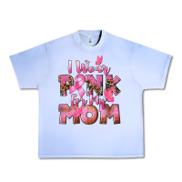 Grape Ice i wear pink for my mom Urban Heavy Tee - CowGirlArtShop