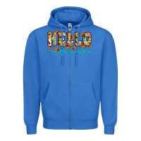 True Royal hello fall Zipper Hoodie - Artiststas