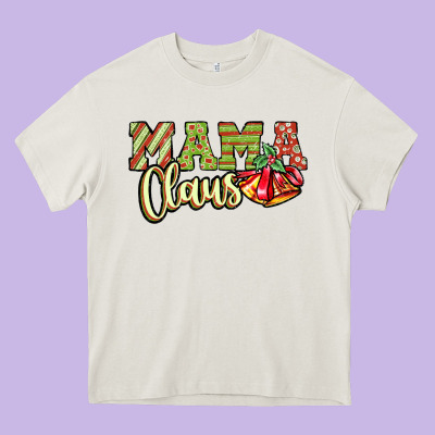 Mama Claus Heavy Core Tee Designed By Jahusdesignshop
