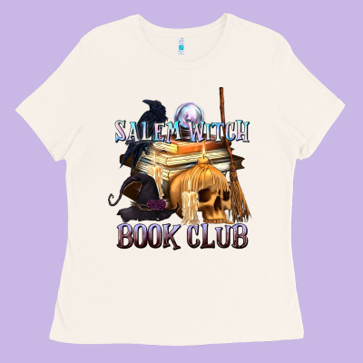 Salem Witch Book Club Ladies Tee Designed By Texasbilliewilder