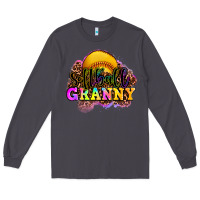 Smoke softball granny Long Sleeve Tee - OliviaCreatesArt