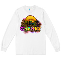 White softball granny Long Sleeve Tee - OliviaCreatesArt