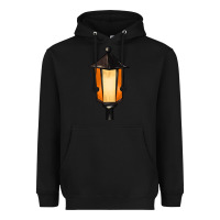 Black street lamp Heavyweight Hoodie - BarkalooDesign