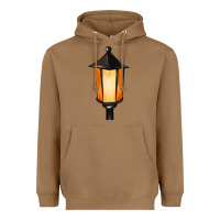 Toasted Coconut street lamp Heavyweight Hoodie - BarkalooDesign