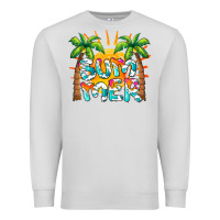 Dove Grey summer waves and sun Premium Sweatshirt - BarkalooDesign